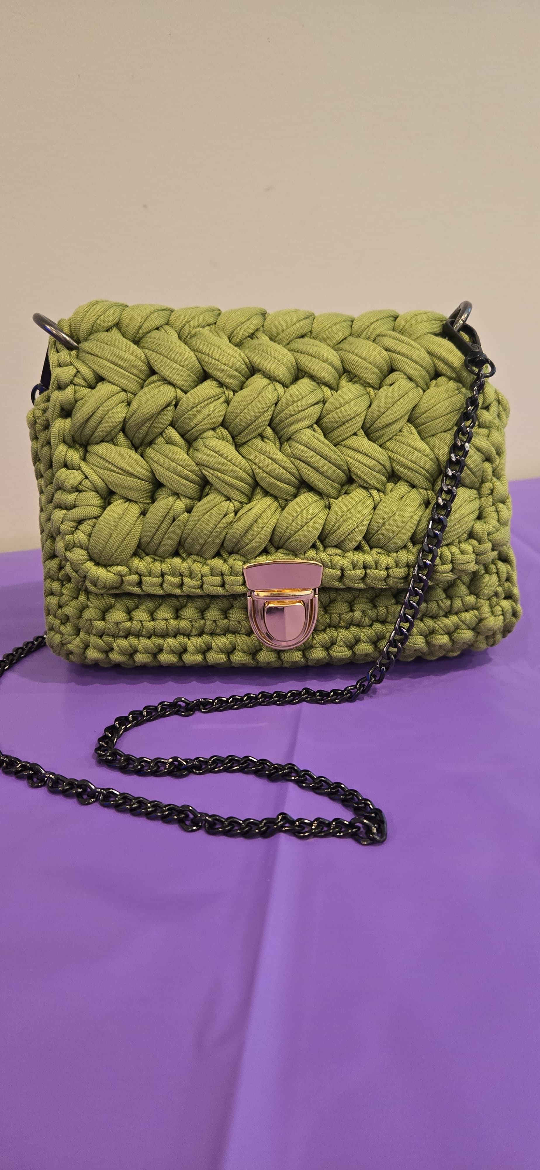 Lime Glow Marshmallow Bag
