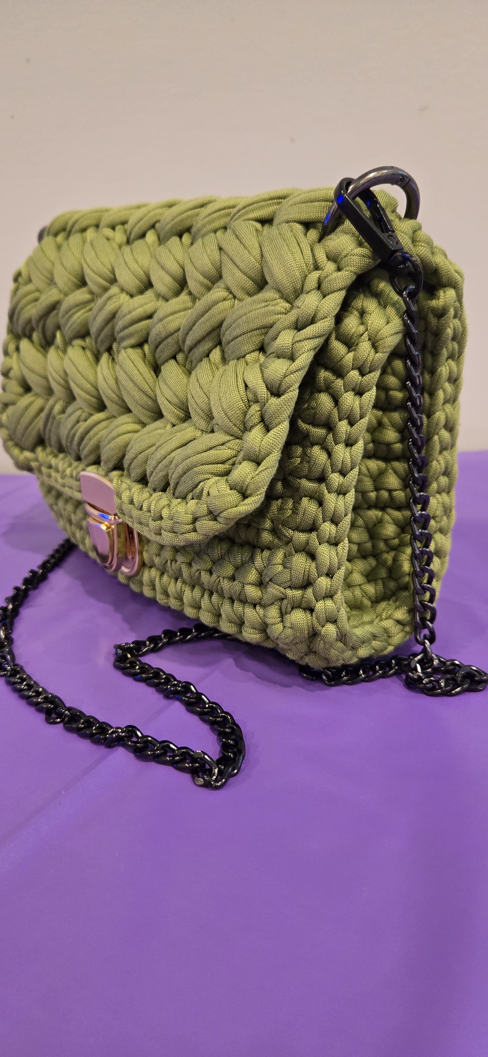 Lime Glow Marshmallow Bag