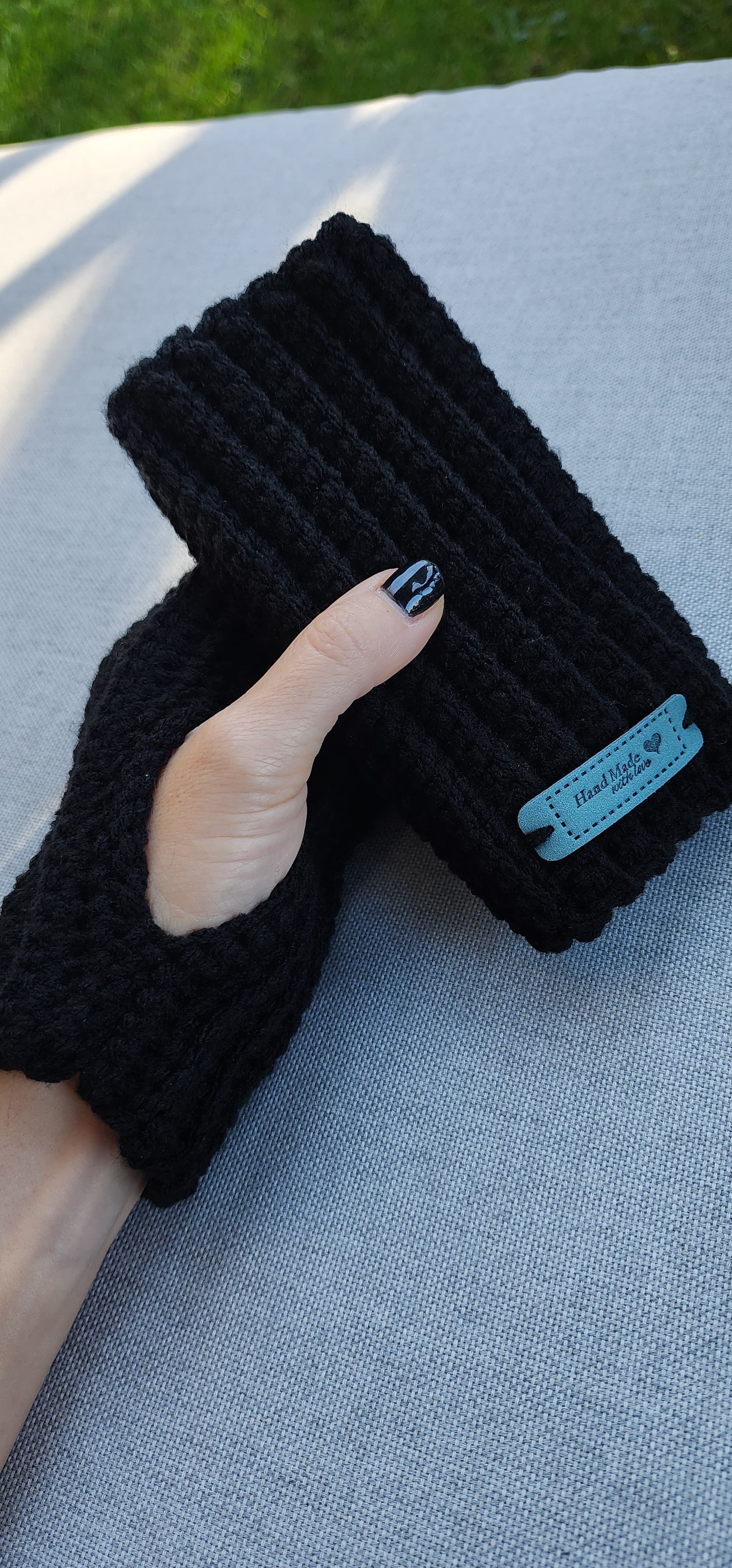 Sage Fingerless Mittens